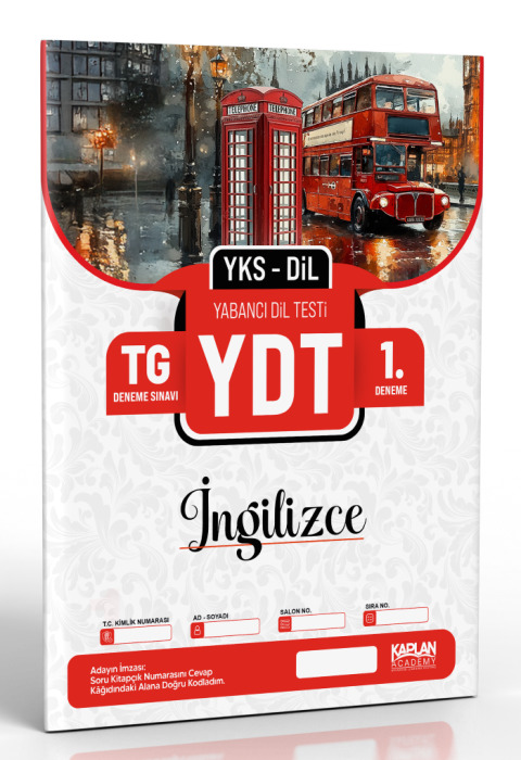 KAPLAN ACADEMY (YDT) TG İNGİLİZCE 1 - 2025-2026